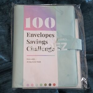 Mint Green Savings Challenge Binder New Year